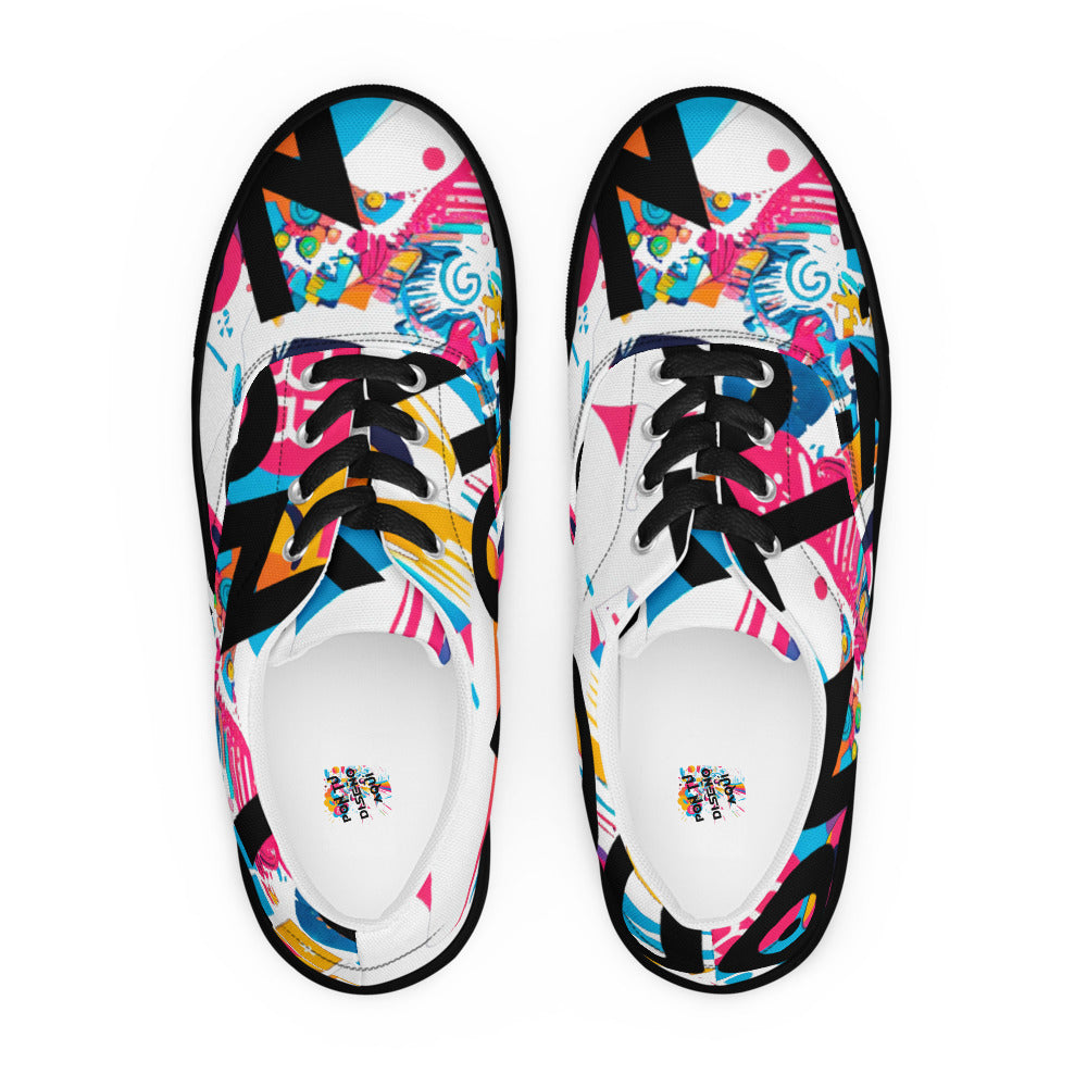 Zapatillas Personalizadas de Lona con Cordones para Mujer