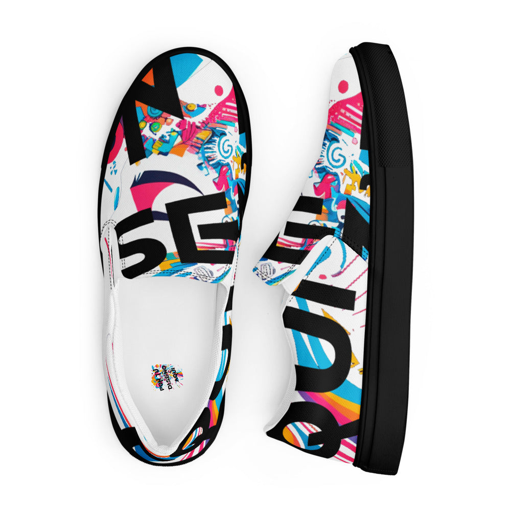 Zapatillas Slip-On de Lona para Mujer