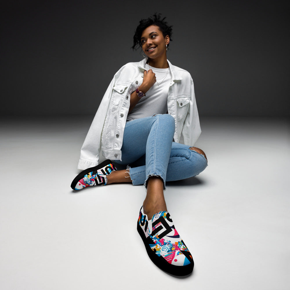 Zapatillas Slip-On de Lona para Mujer