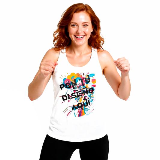 Camiseta Sin Mangas Mujer | Bella + Canvas 8800 – Diseño Frontal