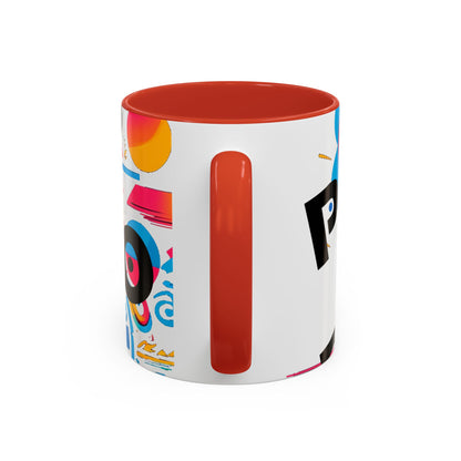 Taza de Café con Interior de Color