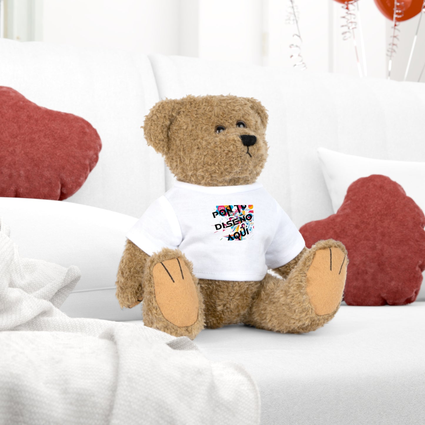 Peluches personalizables con camiseta para niños