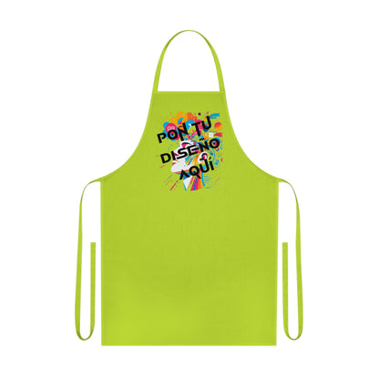Delantal de algodón personalizable