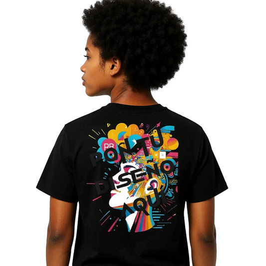 Camiseta Básica Mujer | Gildan® 5000 – Diseño Frontal y Trasero