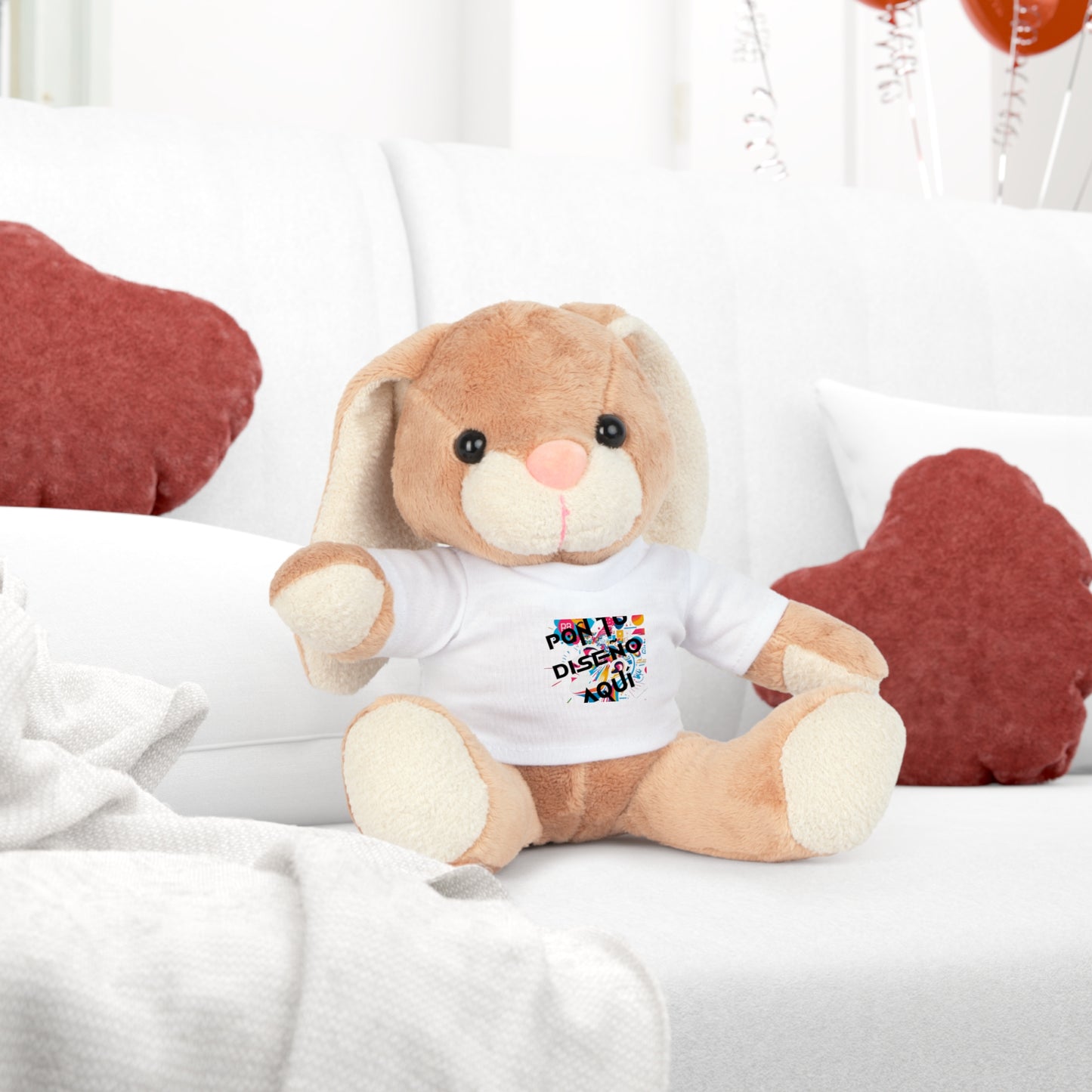 Peluches personalizables con camiseta para niños
