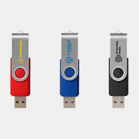 Memoria USB 2 GB Personalizable | Rotate-basic, Aluminio Ligero