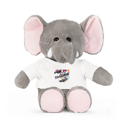 Peluches personalizables con camiseta para niños