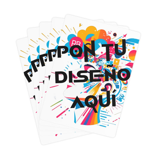 Baraja de póker personalizable para noches de juego