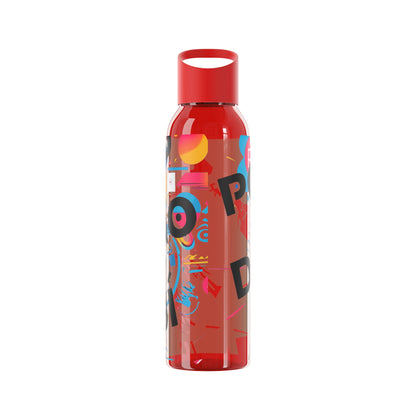 Botella de agua personalizada y colorida