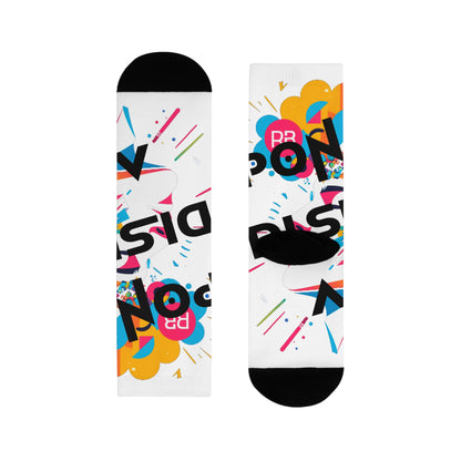 Calcetines personalizables coloridos y divertidos