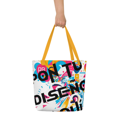 Bolso Tote Grande Personalizado – Estilo, Espacio y Color para tu Día a Día o la Playa