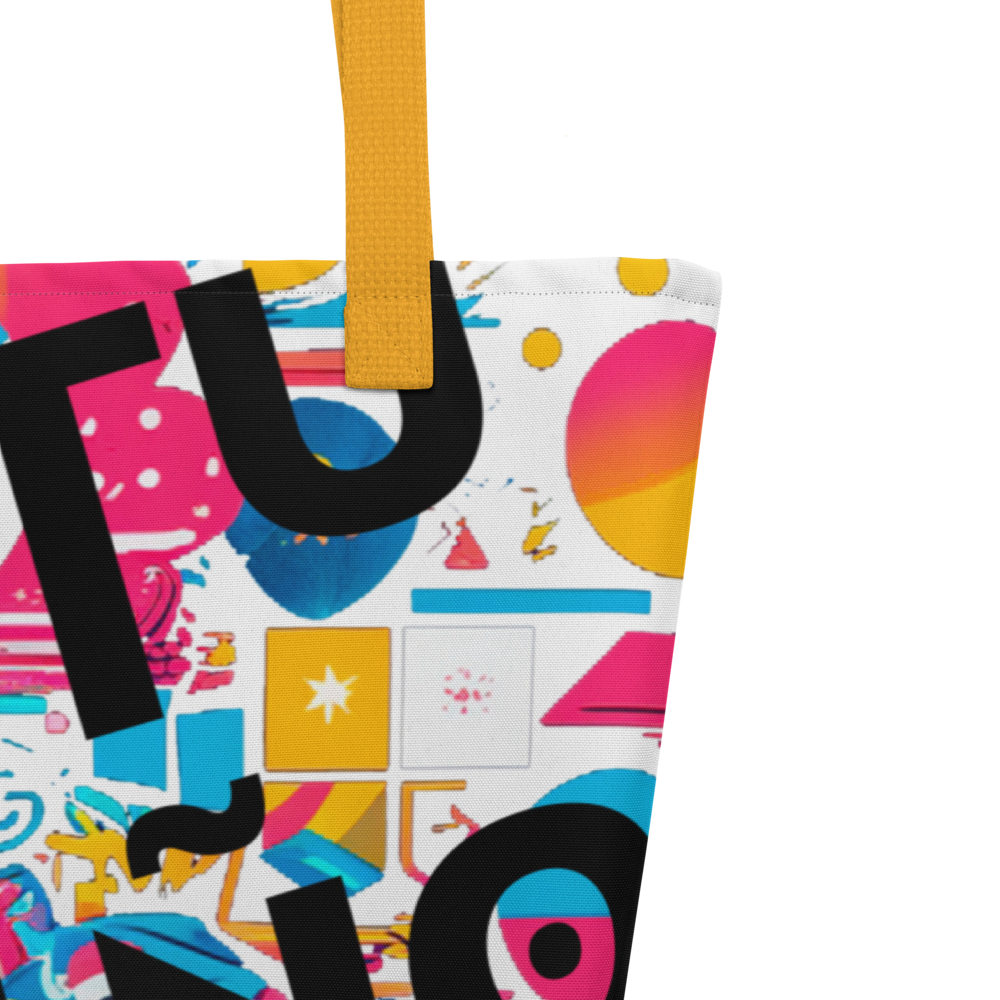 Bolso Tote Grande Personalizado – Estilo, Espacio y Color para tu Día a Día o la Playa