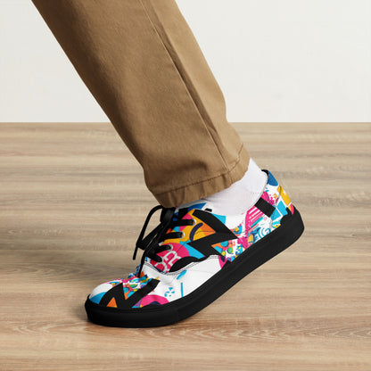 Zapatillas Personalizadas de Lona con Cordones para Hombre