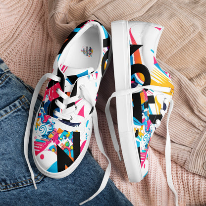 Zapatillas Personalizadas de Lona con Cordones para Hombre