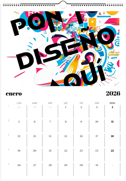 ¡Diseña tu Calendario 2026!