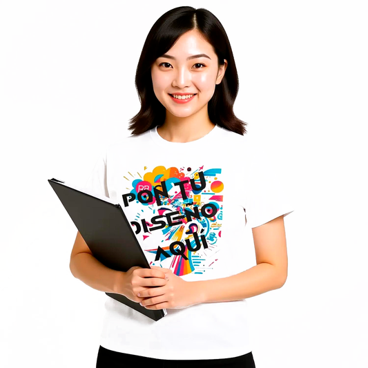 Camiseta Básica Mujer | Gildan® 5000 – Diseño Frontal