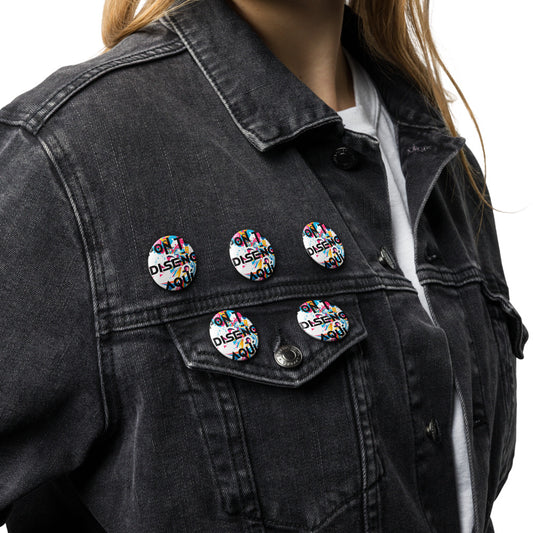 Set de 5 Pin Buttons – Dale vida y personalidad a tu estilo