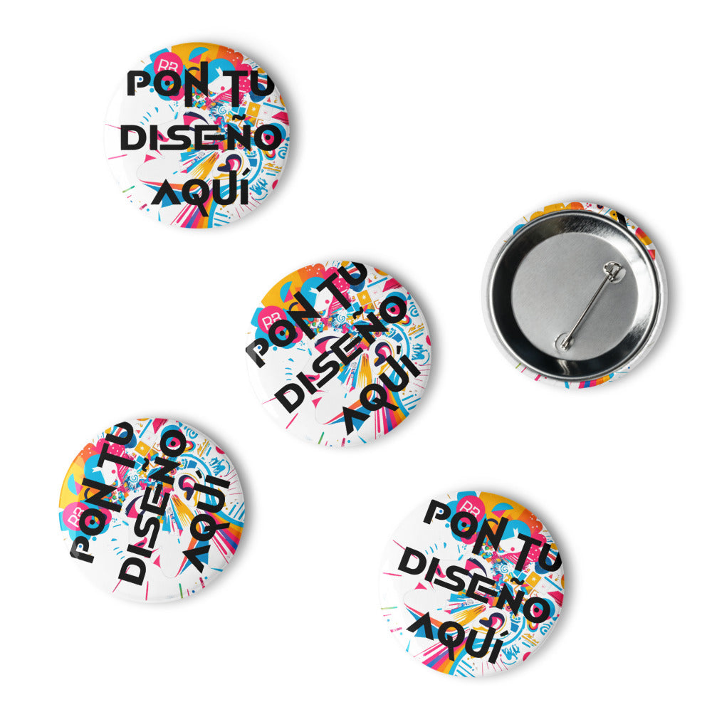 Set de 5 Pin Buttons – Dale vida y personalidad a tu estilo