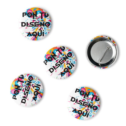 Set de 5 Pin Buttons – Dale vida y personalidad a tu estilo