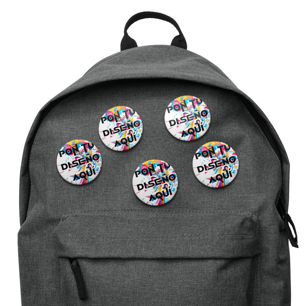 Set de 5 Pin Buttons – Dale vida y personalidad a tu estilo
