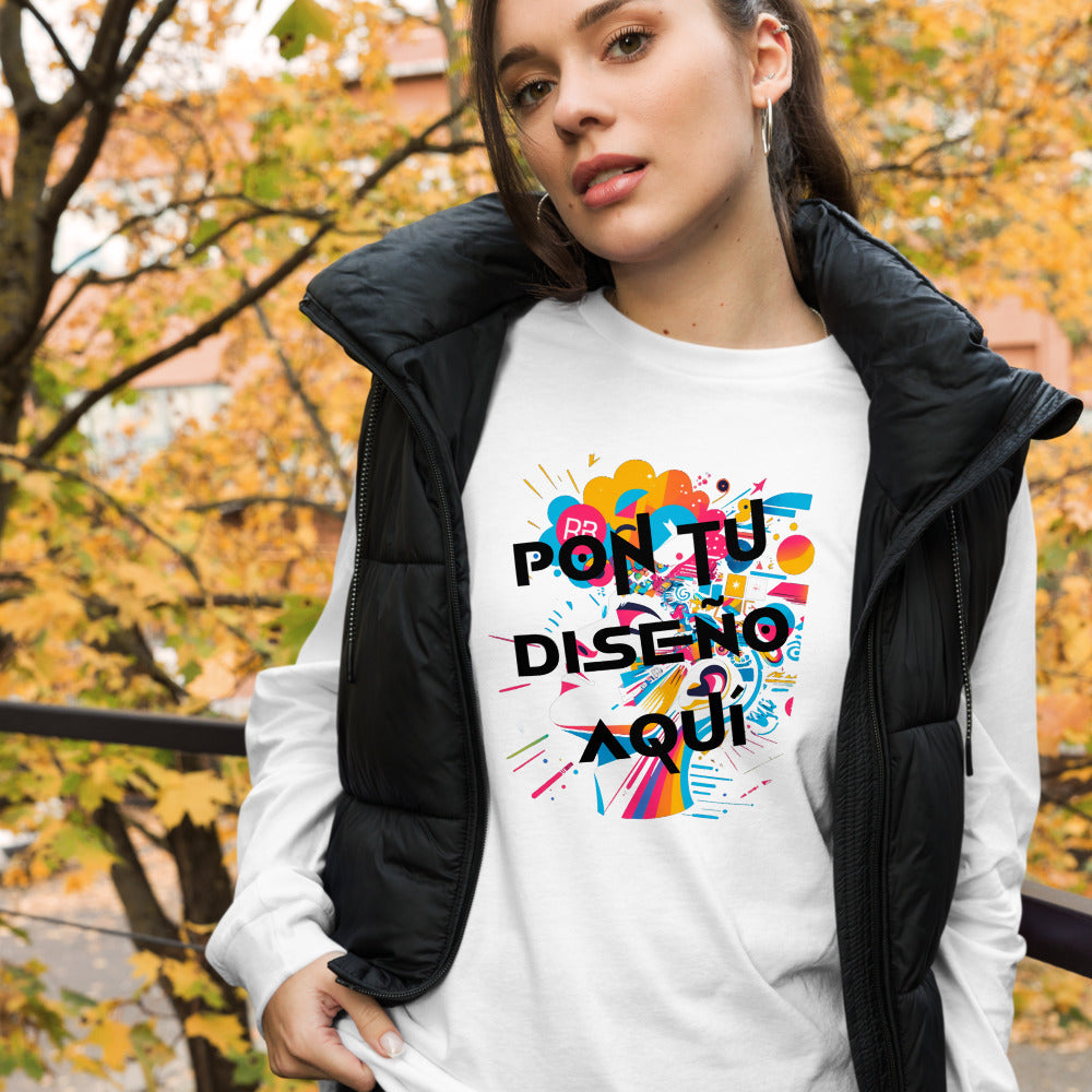 Camiseta de Manga Larga Unisex Personalizable