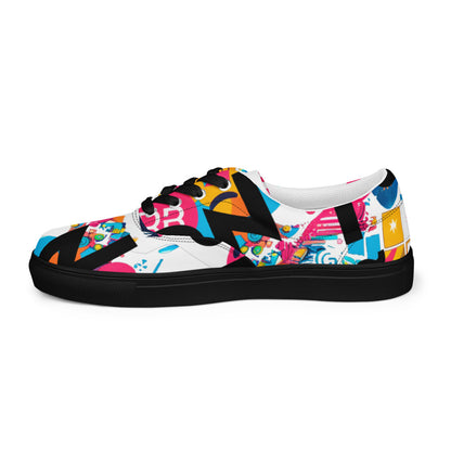 Zapatillas Personalizadas de Lona con Cordones para Mujer