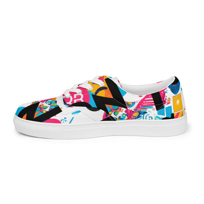 Zapatillas Personalizadas de Lona con Cordones para Mujer